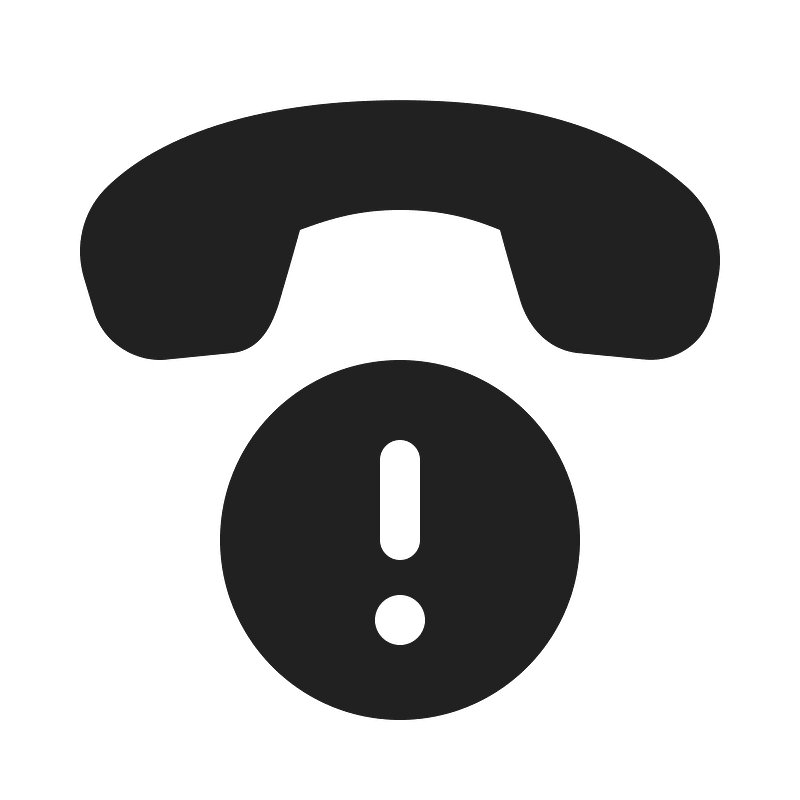 Ic fluent call exclamation 20 filled