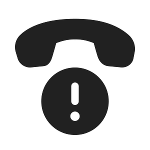 Ic fluent call exclamation 20 filled