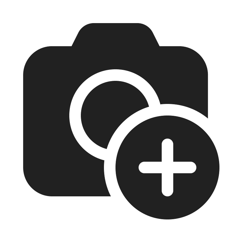 Ic fluent camera add 20 filled