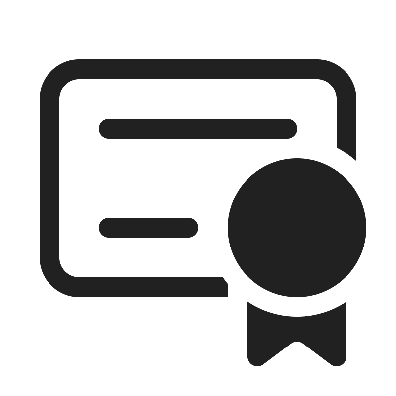 Ic fluent certificate 20 filled