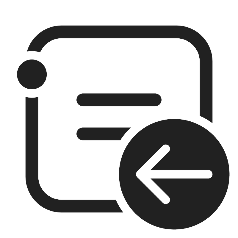Ic fluent channel arrow left 28 regular