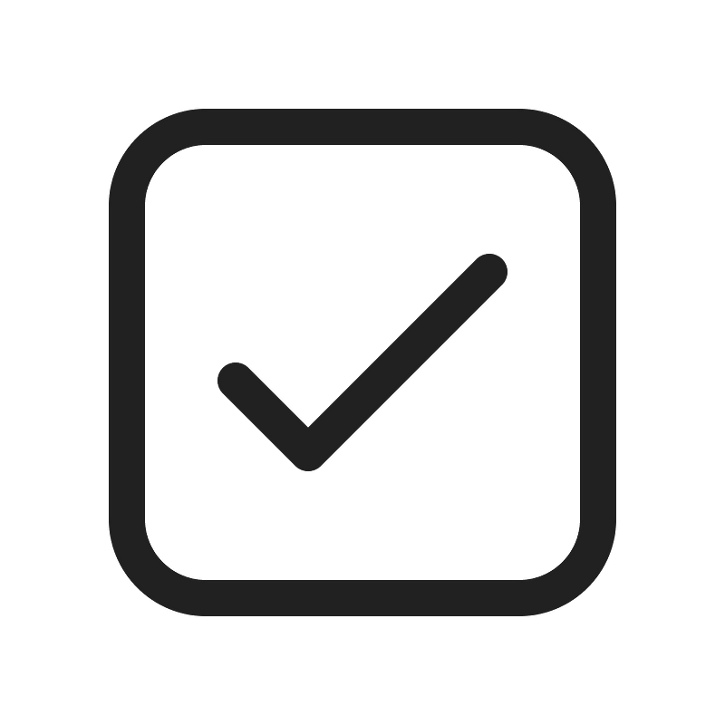 Ic fluent checkbox checked 20 regular