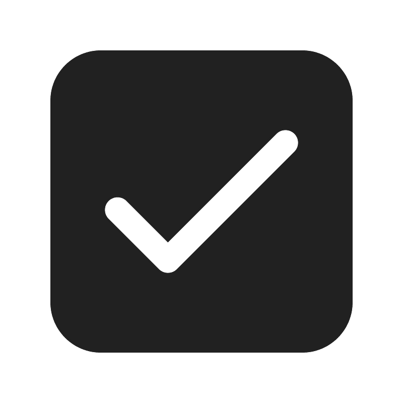 Ic fluent checkbox checked 24 filled