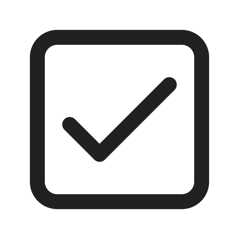 Ic fluent checkbox checked 24 regular