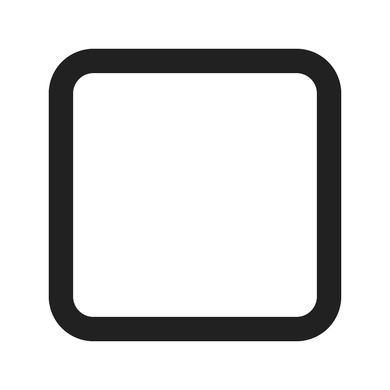 Ic fluent checkbox unchecked 24 regular