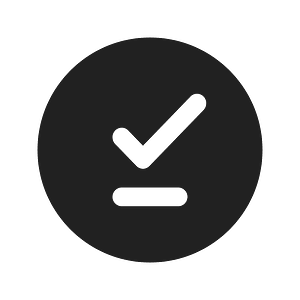 Ic fluent checkmark underline circle 16 filled