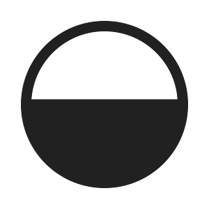 Ic fluent circle half fill 20 regular