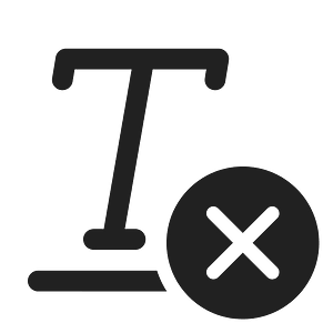 Ic fluent clear formatting 24 regular