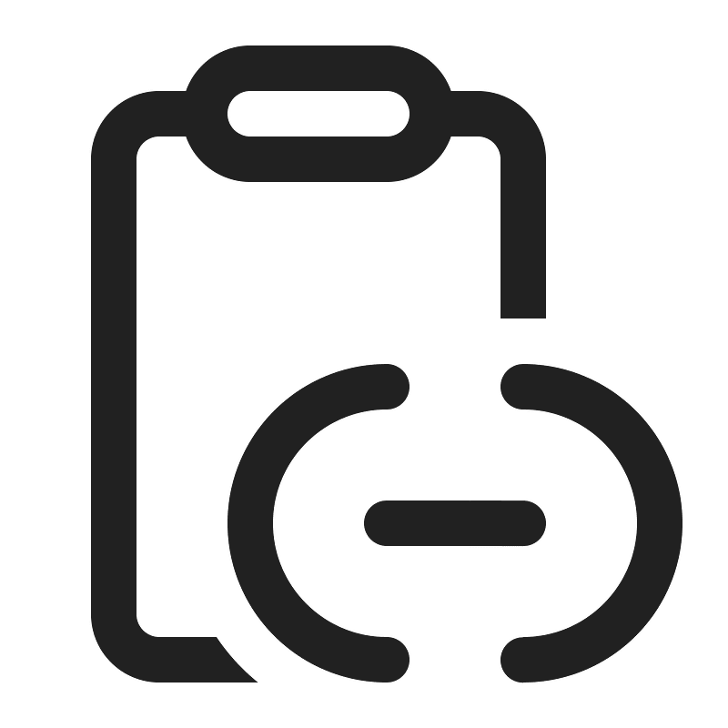 Ic fluent clipboard link 16 regular