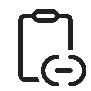 Ic fluent clipboard link 20 regular