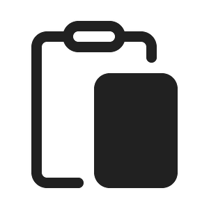 Ic fluent clipboard paste 20 filled