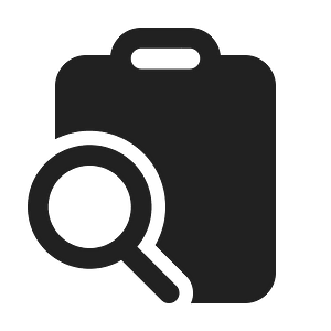 Ic fluent clipboard search 24 filled