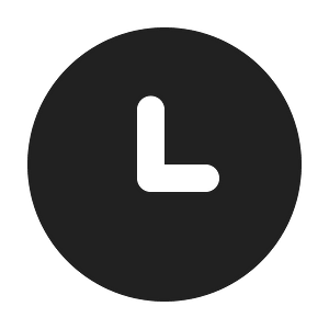 Ic fluent clock 12 filled