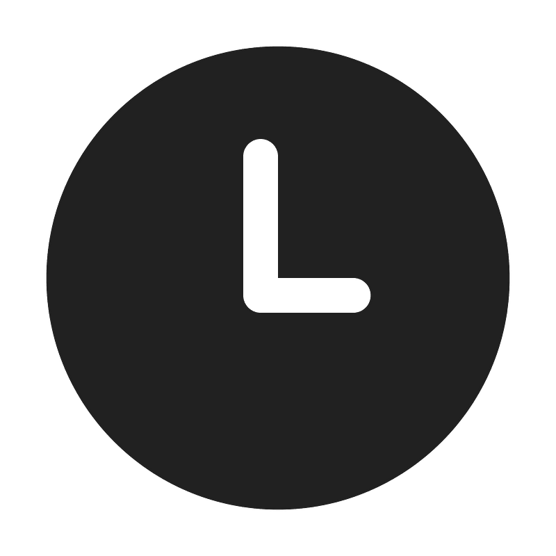 Ic fluent clock 24 filled