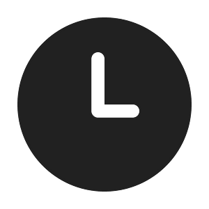 Ic fluent clock 24 filled