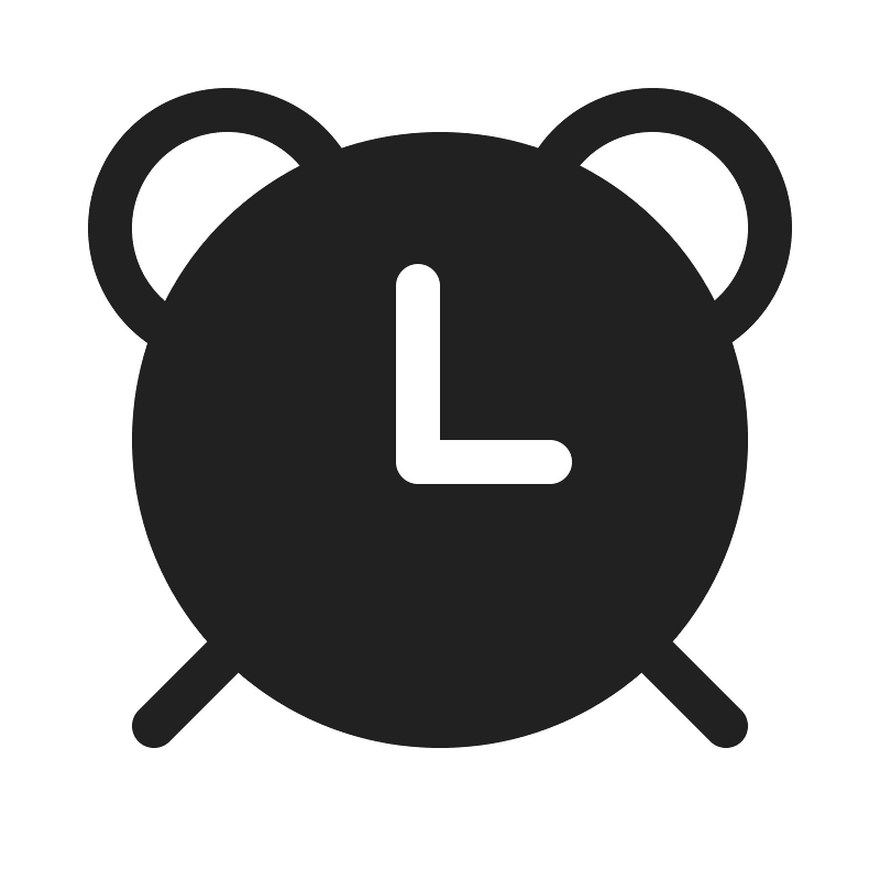 Ic fluent clock alarm 20 filled