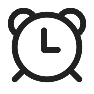 Ic fluent clock alarm 24 regular