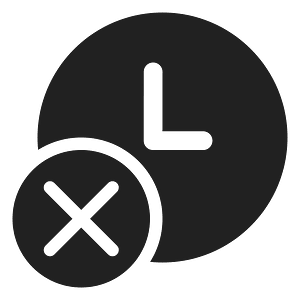 Ic fluent clock dismiss 24 filled