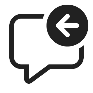 Ic fluent comment arrow left 20 regular