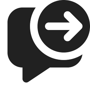 Ic fluent comment arrow right 12 filled