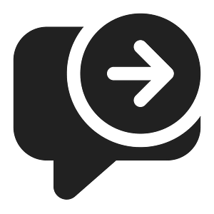 Ic fluent comment arrow right 16 filled