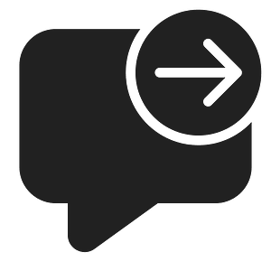 Ic fluent comment arrow right 28 filled