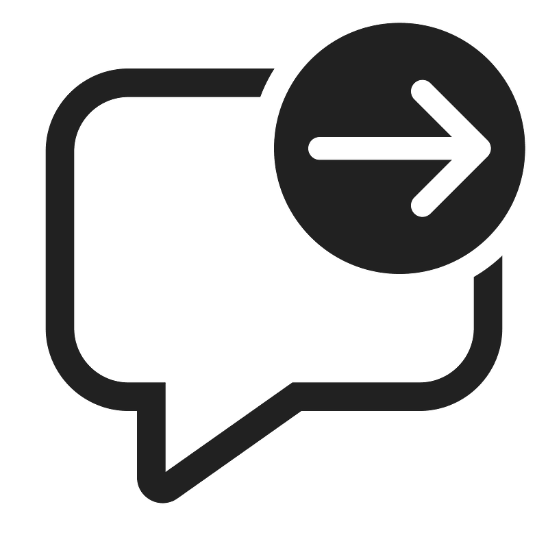 Ic fluent comment arrow right 48 regular