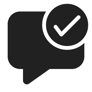 Ic fluent comment checkmark 24 filled