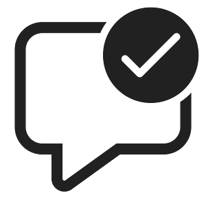 Ic fluent comment checkmark 28 regular