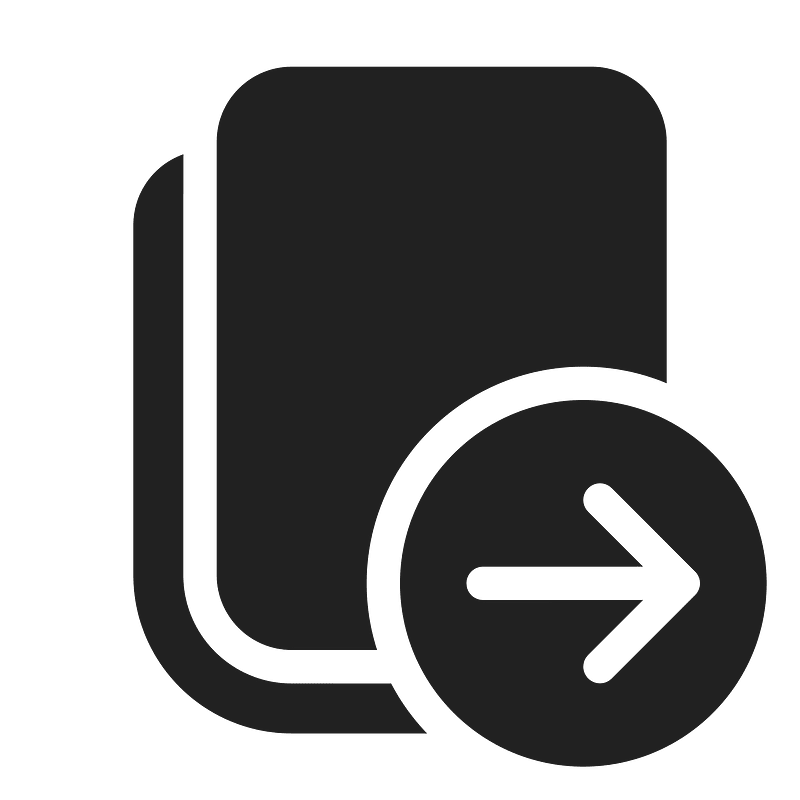 Ic fluent copy arrow right 24 filled