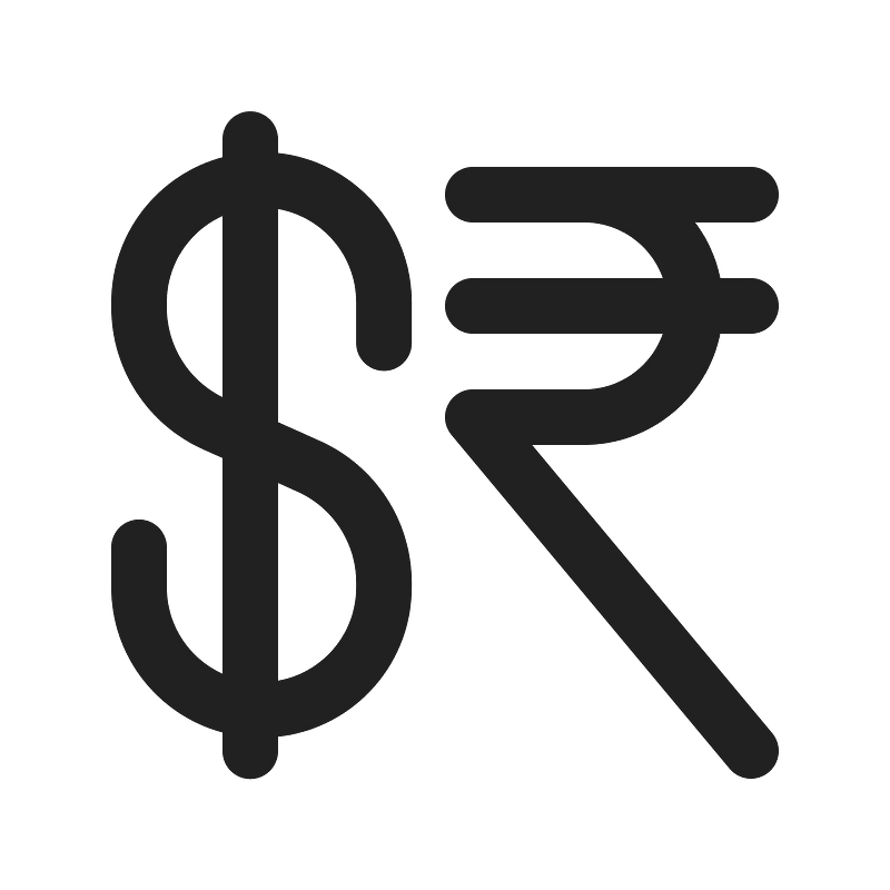 Ic fluent currency dollar rupee 16 regular