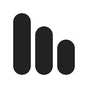 Ic fluent data bar vertical 20 filled