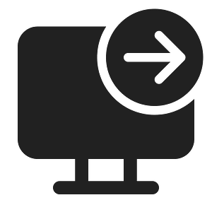 Ic fluent desktop arrow right 24 filled