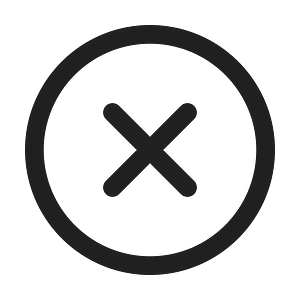 Ic fluent dismiss circle 24 regular