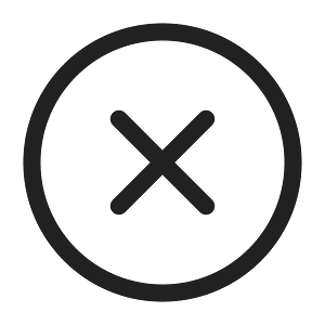 Ic fluent dismiss circle 28 regular