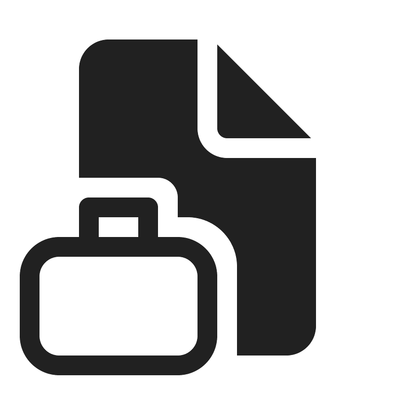 Ic fluent document briefcase 20 filled