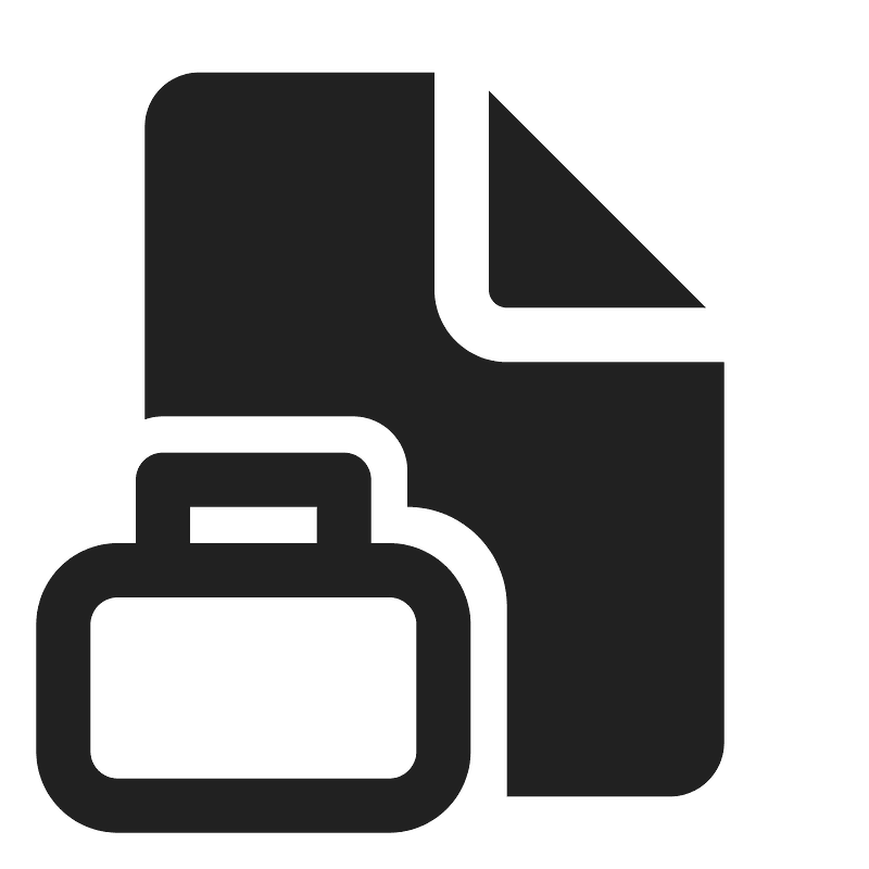 Ic fluent document briefcase 24 filled