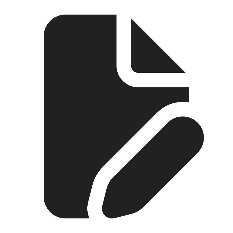 Ic fluent document edit 16 filled