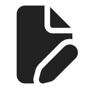 Ic fluent document edit 16 filled