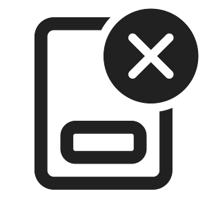 Ic fluent document footer remove 24 regular