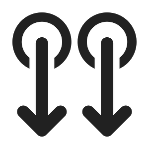 Ic fluent double swipe down 24 filled