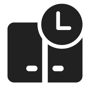 Ic fluent dual screen clock 24 filled