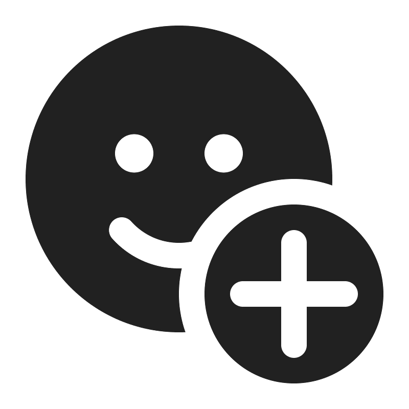 Ic fluent emoji add 16 filled