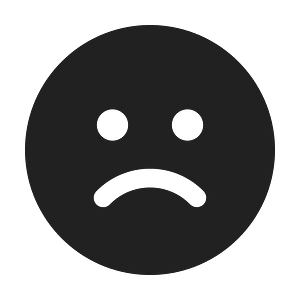 Ic fluent emoji sad 24 filled