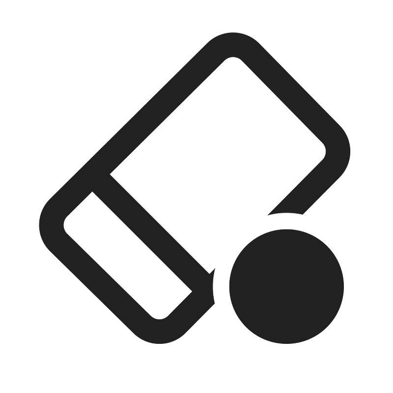 Ic fluent eraser small 24 regular