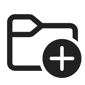 Ic fluent folder add 24 regular
