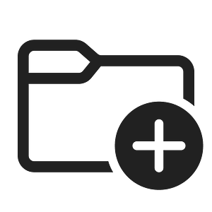 Ic fluent folder add 48 regular