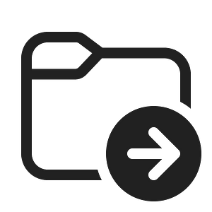 Ic fluent folder arrow right 20 regular