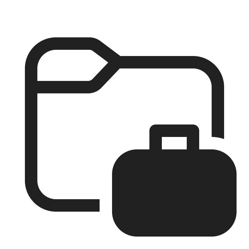 Ic fluent folder briefcase 20 regular