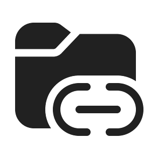 Ic fluent folder link 20 filled